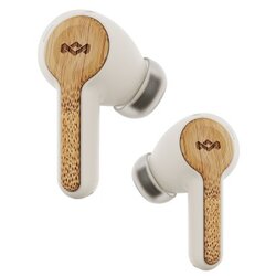 HouseofMarley REBEL CREAM TRUE WIRELESS EARBUDS slušalke - bež barve Cene
