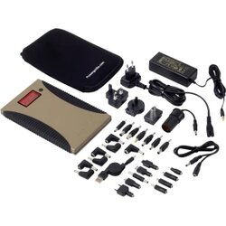 Powertraveller Powergorilla Tactical powerbank (rezervni akumulatorji) 24000 mAh LiPo USB-A peščena Outdoor, prikaz stanja PTL-PG002, (20432855) Cene