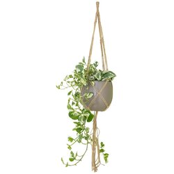 Artevasi Tekstilni lanac za vješanje tegli za cvijeće ø 13 cm (visina 100 cm) Macramé – Cene