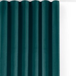 Filumi Petrolej zelena zavjesa za djelomično zamračenje od samta 140x250 cm Velto – Cene