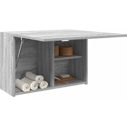 vidaXL Kupaonski zidni ormarić sivi Sonoma 60x25x40 cm izrađeno drvo Cijene