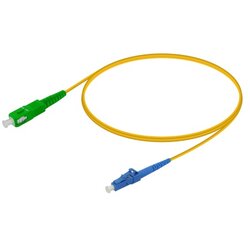 Lanplus Patchcord LC/UPC-SC/APC SM G.657.A1, Simplex 3.0mm 15.0m ( 6077 ) Cene