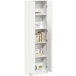 vidaXL Ormar bijeli 55x25x189 cm od doradnog drva Cijene