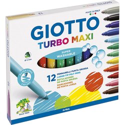 Giotto Flomasterji GIOTTO TURBO MAXI / 12 barv (flomasterji) Cene