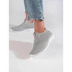 Shelvt Grey slip-on trainers Cene