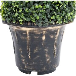 vidaXL Umetni pušpan spirala z loncem zelene barve 89 cm Cene