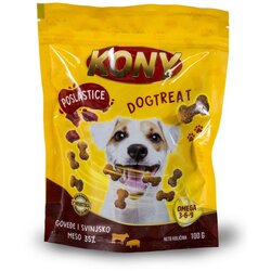 KONY Hrana za pse PREMIUM POSLASTICE GOVEDINA I SVINJETINA 100g Cene