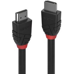 Lindy HDMI priključni kabel HDMI-A utikač, HDMI-A utikač 0.50 m crna 36470 HDMI kabel Cene