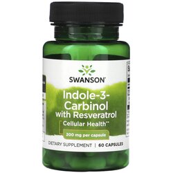 Swanson Indole-3-Carbinol + resveratrol, 60 kapsula - hormonska ravnoteža Cene