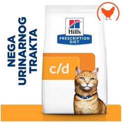 Hills Prescription Diet PD Cat c/d Multicare Urinary Care s piletinom 400 g Cene