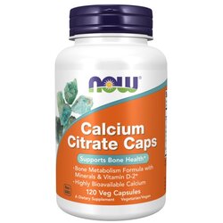 Now Foods Kalcijev citrat NOW, 450 mg (120 kapsul) Cene