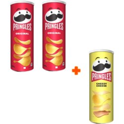 Pringles čips paket, 3 proizvoda Cene