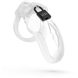 LOCKDOWN Chastity Cage Clear - Medium Cene