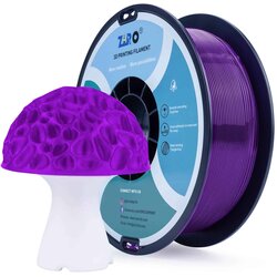 Ziro translucent pla filament 1,75 mm – translucent purple Cene