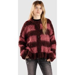 The Ragged Priest Heather Knit Pulover maroon / pink Cene