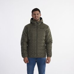 Columbia muška jakna delta ridge ii hooded jacket m, maslinasta Cene