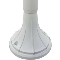 vidaXL vrtna stupna svjetiljka od aluminija E27 120 cm bijela Cijene