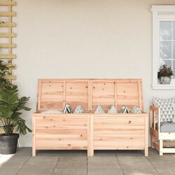 vidaXL Vrtna škatla za shranjevanje 150x50x56,5 cm trden les jelke Cene