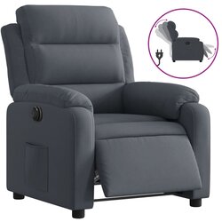 Maison Chic Električni naslanjač - Relax naslanjač temno siv žamet, (22061061) Cene