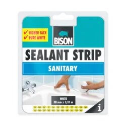 Bison sanitarna samoljepljiva traka bijela Sealant strip Cene