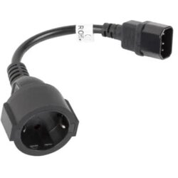 Lanberg C14 na Schuko napojni kabal CA-C14E-10CC-0018-BK Cene