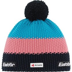 Eisbär Star Pompon SKA Beanie Black/Strawberry/White UNI Kapa Cene