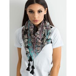 Fashion Hunters Black scarf with ethnic print Cijene