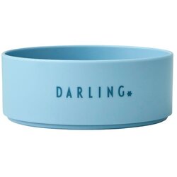 Design Letters Svetlo modra otroška skleda Mini Darling, ø 11 cm Cene