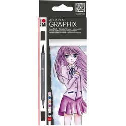 Marabu Akvarelno fiber pero GRAPHIX, METROPOLITAN, (21655099) Cene
