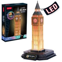 Cubic Fun Slagalica Big Ben Night Edition L537H, 28 Dela Cene