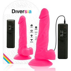 DIVERSIA vibracijski penis flexible pink (18 cm) Cene