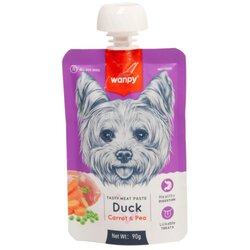 WANPY Dog Tasty Meat Paste - patka, mrkva i grašak 90 g Cene