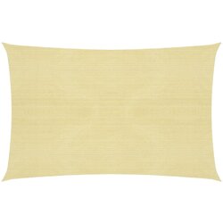 vidaXL Jedro za zaštitu od sunca 160 g/m² bež 2 5 x 3 m HDPE Cijene