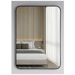 Ceramica lux ogledalo alu-ram 60x80, matt black - CL24 300007 Cene