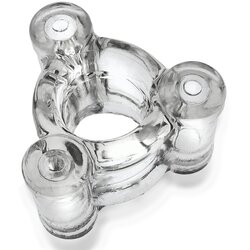 Oxballs Buzz Squeeze Ballsack Intense Triple 360 Vibe-Clear Cene