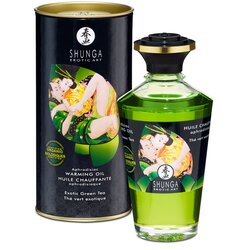 Shunga Afrodizijsko zagrijavajuće ulje - Green Tea, 100 ml Cene