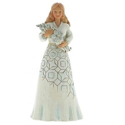 Jim Shore figura Girl W/Flower Bouquet Figure Cene