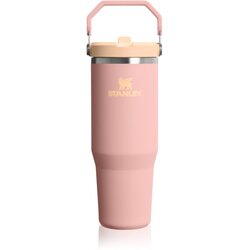 Stanley IceFlow™ Flip Straw 2.0 Tumbler termosica od nehrđajućeg čelika Peach Rose 890 ml Cene