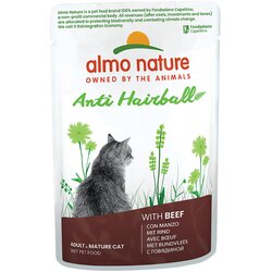 Almo Nature Holistic Anti Hairball - Varčno pakiranje: z govedino 12 x 70 g Cene