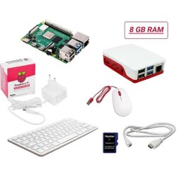 Raspberry Pi Desktop Kit 5 B 8 GB 4 x 2.4 GHz uklj. tipkovnica, uklj. miš, uklj. noobs os, uklj. napajanj Cene