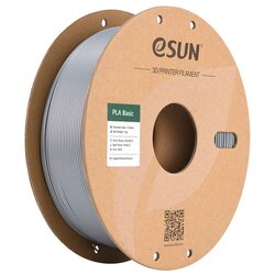 eSUN PLA Basic SREBRNA (Silver) 1kg 1.75mm PaperRoll (PLA-BASIC175S1P1) Cene