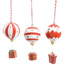 Viter Novogodišnji ukras balon i poklon h11cm Cene