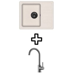 Aquasanita Set Notus SQ102AW + Vida PVD Silica/Grafit Cene