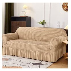 HOMEMATES Retro Pokrivač za dvosede i kauče od 145cm do 185cm - Braon Cene