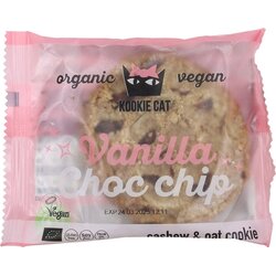KOOKIE CAT BIO ovseni piškot - Vanilla Choc Chip - 50 g Cene