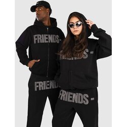 VLONE Friends Rhinestone Jopa s kapuco silver Cene