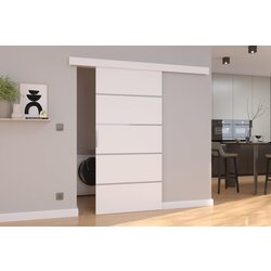 ADRK Drsna stenska vrata BIELLA iz laminirane ploe 106 cm - BELA Cene
