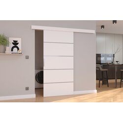 ADRK Klizna zidna vrata BIELLA od laminirane ploe 106 cm - BIJELA Cijene