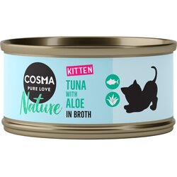 Cosma Poskusno pakiranje Nature Kitten - 6 x 70 g (3 vrste) Cene
