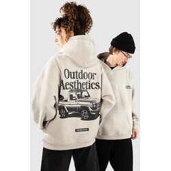 Another Cotton Lab Outdoor Aesthetics Washed Pulover s kapuco grey Cene